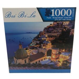 Bei Bi la jigsaw puzzle 1000 piece 27x20 Mediterranean Night Sea View new in box